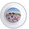 Image de Villeroy & Boch Design Naif Assiette creuse "Basse-cour", 21 cm, Porcelaine Premium, Blanc/Multicolore