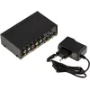 Image de KALEA-INFORMATIQUE Répartiteur audio stéréo et vidéo composite type splitter, duplique à l'identique une source en entrée vers quatre sorties simultanées