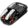 Image de XtremeMac Souris sans Fil Transparente BT5.1/2.4G Souris Bluetooth Rechargeable Souris silencieuse pour Mac, iPad, MacBook, Ordinateur Portable, PC (Gris)