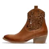 Image de Fly London Women's WAIL290FLY Western Boot, Camel, 36