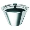 Image de Artame, ART35516 Moule à Flan, Moule Bain-Marie avec Couvercle, 1,4 litres, Inox