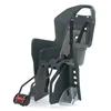 Image de POLISPORT 8631400021 - Siège arrière KOOLAH 29'' pour vélos avec Roues de 26'' à 29'' adapté aux Enfants pesant de 9 à 22Kg avec ancrage au Cadre en Color Gris Foncé/Argent