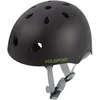 Image de POLISPORT 8741100002 - Casque de vélo Urban Radical Graffiti pour Enfants réglable (53-55 cm) avec Certification CE pour Le Cyclisme, Le Skateboard, Le Patinage en Couleur Noir Mat/Vert