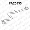 Image de VENEPORTE S.A. Tube de réparation, catalyseur pour FIAT: Doblo (Ref: FA25535)