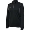 Image de hummel Hmlauthentic Sweat à Capuche Demi-zippé pour Femme Shirt, Schwarz, XS