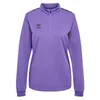Image de hummel Hmlauthentic Sweat-Shirt à Demi-Fermeture éclair pour Femme