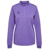 Image de hummel Hmlauthentic Sweat-Shirt à Demi-Fermeture éclair pour Femme