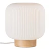 Image de Nordlux Milford Lampe de table en verre IP20 E27 - Bois