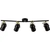 Image de Nordlux Lotus 4-Spot /Messing 50130103 Plafonnier noir