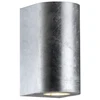 Image de Applique murale CANTO maxi 2 bord de mer - GU10 - acier galvanisé gris argenté IP44 - Nordlux, Extérieur