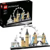Image de LEGO 21034 Architecture Londres Maquette à Construire, London Eye, Big Ben, Tower Bridge, à Construire, Modèle de Collection Adultes