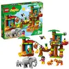 Image de LEGO Duplo 10906 L’île Tropicale - Jeu éducatifs d'aventure pour Les Enfants de 2 à 5 Ans avec 6 Figurines d'animaux
