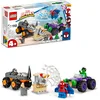 Image de LEGO 10782 Marvel Spidey et Ses Amis Extraordinaires Le Combat des Camions, Hulk Contre Le Rhino, Jouet Enfants +4 Ans