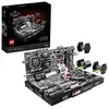 Image de LEGO 75329 Star Wars Diorama de la Poursuite dans Les Tranchées de l’Étoile de la Mort, Maquette à Construire pour Adulte, avec X-Wing et Chasseur TIE