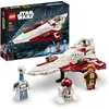 Image de LEGO Star Wars Le Chasseur Jedi d’Obi-Wan Kenobi : Jeu de Construction Star Wars avec Minifigurine Taun We, Figurine Droïde, Sabre Laser, Cadeau Enfants, Filles et Garçons dès 7 Ans 75333