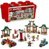 Image de LEGO Ninjago La Boîte de Briques Créatives Ninja, pour Construire Un Parcours d'obstacles, Une Voiture Ninja, Une Moto et 6 Minifigurines, Jouet Enfants 5 Ans 71787