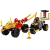 Image de Lego Bataille En Voiture Et Moto De Kai Et Ras Jeu De Construction