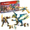 Image de LEGO Ninjago Le Dragon Élémentaire Contre Le Robot de l’Impératrice, Grand Jouet de Construction avec Figurines et 6 Minifigurines Ninja, Set de Collection, Cadeau Enfants 71796