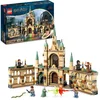 Image de LEGO Harry Potter La Bataille de Poudlard, Jouet Château avec Minifigurines de Voldemort, Molly Weasley, Bellatrix Lestrange et l'Épée de Gryffondor - Set Les Reliques de la Mort Partie 2 76415