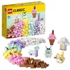 Image de LEGO 11028 Classic L’Amusement Créatif Pastel, Jouets Briques pour Filles et Garçons Dès 5 Ans : Crème Glacée, Dinosaure, Chat et Plus, Cadeau Éducatif