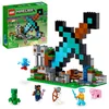 Image de LEGO Minecraft L’Avant-Poste de l’Épée - Jouet de Construction avec Figurines Creeper, Guerrier Gardien et Squelette - Idée Cadeau d'anniversaire Enfants 8 Ans 21244