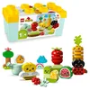 Image de LEGO 10984 Duplo My First Le Jardin Bio, Jouets à Empiler pour Bébés et Enfants Dès 1,5 an, Jeu Éducatif avec Coccinelle, Bourdon, Fruits et Légumes