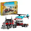 Image de LEGO Creator 31146 Le camion remorque avec hélicoptère