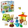 Image de LEGO 10419 Duplo Ma Ville Prendre Soin des Abeilles et des Ruches, Jouet Éducatif pour Garçons et Filles, 2 Figurines d'Abeilles et Camion, Set de Construction pour Bébés Dès 2 Ans