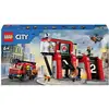 Image de 60414 LEGO® CITY Station de pompier avec véhicule à conducteur tournant