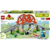 Image de LEGO DUPLO Ma Ville 10426 Set d'Extension : Les Rails et le Pont du Train - Jouet Enfant