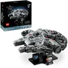 Image de LEGO Star Wars 75375 Millennium Falcon - Set de Construction de Vaisseau Spatial Collector pour Adulte - Présentoir & Plaque Descriptive pour Déco de Bureau - Cadeau pour Fans de Un Nouvel Espoir