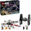 Image de LEGO Star Wars 75393 TIE Fighter et X-Wing à Combiner - Jeu de Construction avec 2 Vaisseaux Spaciaux - 4 Minifigurines & Figurine de Droïde - Cadeau Original pour Garçon dès 9 Ans & Fans