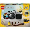 Image de LEGO Creator 3en1 31147 L’Appareil Photo Rétro, Jouet Transformable avec 3 Modèles, Déco de Bureau et de Chambre