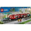 Image de LEGO® City 60423 Le tramway et la station du centre-ville, véhicule pour enfants dès 7 ans