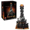Image de LEGO Icons Le Seigneur des Anneaux : Barad-dûr - Set de Construction de la forteresse - Idée de Cadeau pour Adultes - Minifigurines de Sauron, Frodon, Sam, Gollum, Gothmog et des Orcs 10333