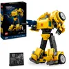 Image de LEGO Icons Transformers Bumblebee - Figurine Robot Culte pour Adultes - Set de Construction Détaillé sur Le Thème du Cinéma pour Les Fans de Science-Fiction - Se Transforme en Véhicule 10338