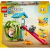Image de Creator 3en1 31155 La Roue du Hamster, Jouets Transformables pour Hamster avec Maison et Accessoires