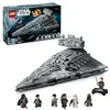Image de LEGO Star Wars 75394 Destroyer Stellaire de Classe Impérial - Jeu de Construction avec Vaisseau Spatial - Intérieur Détaillé - 7 Minifigurines dont Dark Vador - Cadeau pour Garçon dès 10 ans ou Adulte