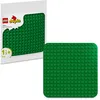 Image de LEGO Duplo Plaque de Construction Verte - Jouet Montessori pour Garçon ou Fille dès 1 an - Support d’Exposition de Briques pour Jouet de Construction 1er Âge - Idée de Cadeau d'anniversaire 10460
