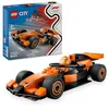Image de LEGO City Voiture de Course McLaren avec Pilote de F1 - Jeu de Construction avec véhicule de Formule 1 - Minifigurine de Pilote de Course - Idée de Petit Cadeau pour garçon et Fille dès 6 Ans 60442