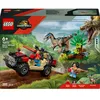 Image de Jurassic World 76972 Le Vélociraptor et l’Évasion en 4x4 - Jeu pour Garçon dès 6 ans