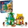 Image de LEGO   Disney Vaiana 2 L’île de Vaiana Miniature - Jouet de Construction avec 2 Micro-Poupées, Maison, Toboggan Cascade & Accessoires - Cadeau Collector pour Fille dès 5 Ans 43260
