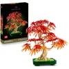 Image de LEGO Botanicals Bonsaï d’Érable Rouge du Japon - Kit de Construction Adulte - Plante Artificielle avec Feuilles Rouges et Oranges - Pot Constructible - Idée Cadeau - Décoration Intérieure DIY 10348