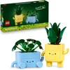 Image de LEGO Botanicals Petites Plantes Souriantes - Jouet - Loisirs Créatifs - 2 Plantes Artificielles, 2 Pots de Fleurs Colorés & Visages Interchangeables - Cadeau Nature pour Fille dès 9 Ans & Ado 10349