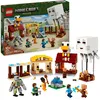 Image de LEGO Minecraft Les Ghasts à l’Attaque du Village - Jouet - Maison de Steve, 4 Minifigurines, Figurine de Golem de Fer & Fonction Explosion de Fontaine - Cadeau pour Fan, Garçon ou Fille 10 Ans 21273