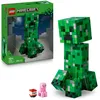 Image de LEGO Minecraft Le Creeper - Jouet de Construction - Figurine Articulée de Mob - Espace Secret avec Cochon & Élément TNT - Cadeau pour Gamer, Garçon ou Fille dès 10 Ans 21276