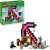 Image de LEGO Minecraft La Mine en Forme de Pioche - Jouet de Construction Interactif - Figurines d'Alex, d'un Mineur & d'un Vagabond sur Araignée - Cadeau Collector pour Gamer, Garçon ou Fille dès 8 ans 21277