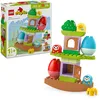 Image de LEGO Duplo Mon Premier Arbre Équilibrant & Empilable + Mon Premier Jouet Train Animal pour Tout-Petits Sets d'apprentissage Créatifs 10440 + 10412