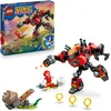 Image de LEGO Sonic The Hedgehog Knuckles Contre l’Egg Crusher de Dr. Eggman - Jouet Robot - 2 Minifigurines, Anneaux & Émeraudes du Chaos - Cadeau pour Garçon, Fille & Fans de Jeux Vidéo dès 8 Ans 77005