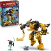 Image de LEGO Ninjago Le Robot De Spinjitzu d’Arin - Figurine Articulée Combinable avec Autres Sets - Bébé Dragon Riyu & 2 Minifigurines Ninjas - Cadeau pour Garçon 7 Ans & Fans Soulèvement des Dragons 71839